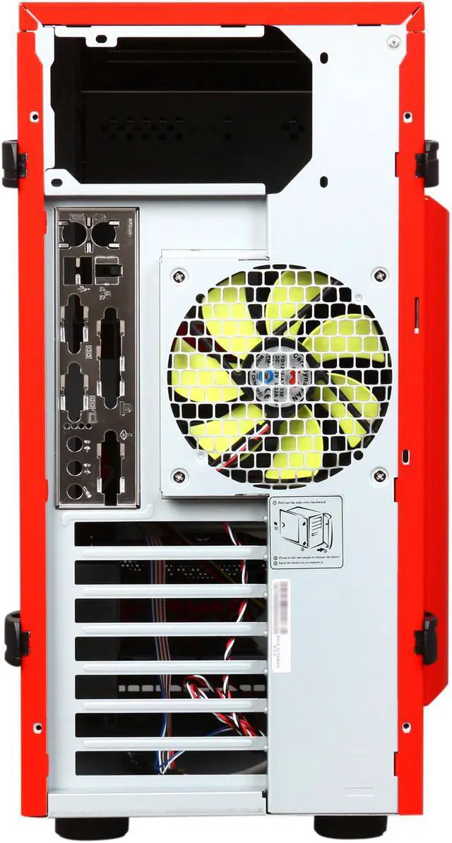 Alt view image 8 of 9 - IN WIN IW-F430.RL Red 0.8mm SECC/ Japanese Steel ATX Mid Tower Computer Case
