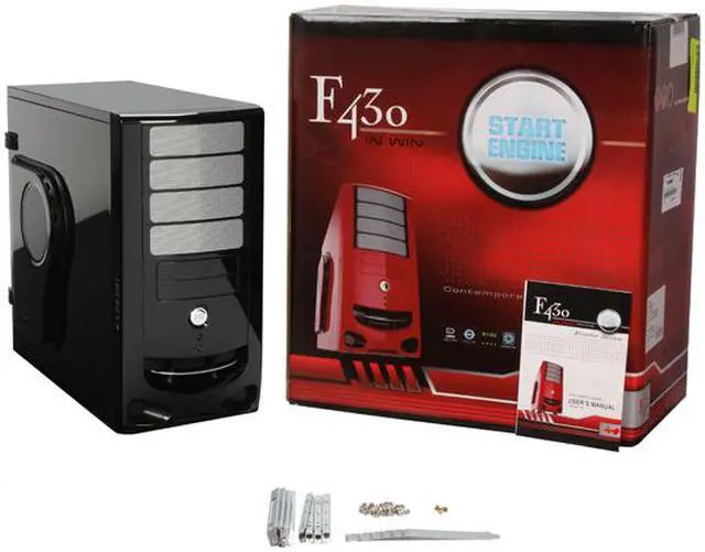 Alt view image 11 of 11 - IN WIN IW-F430.BL Black 0.8mm SECC/ Japanese Steel ATX Mid Tower Computer Case