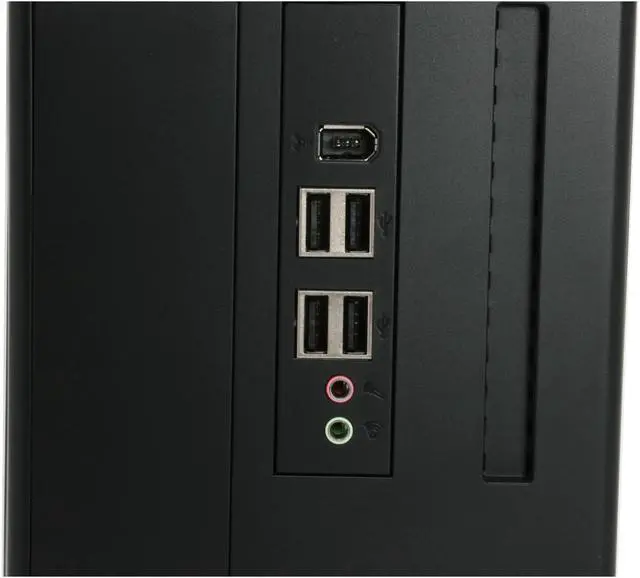 Alt view image 4 of 11 - IN WIN Black SECC Steel IW-MTJADE.GLS300 Micro ATX Media Center / HTPC Case