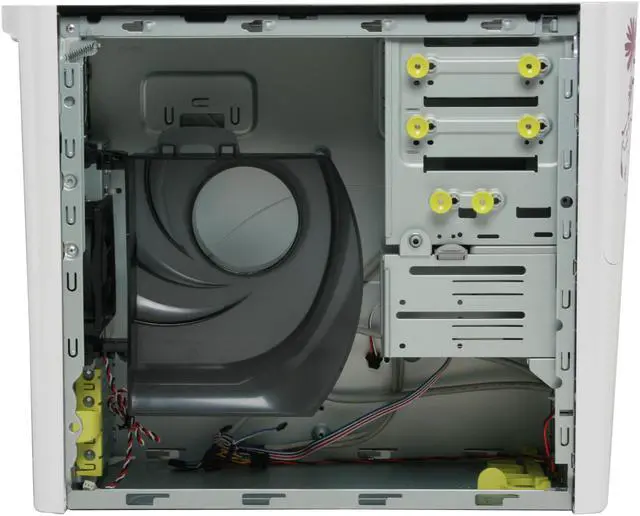 Alt view image 13 of 19 - IN WIN ALLURE White Steel Micro ATX Mid Tower Computer Case