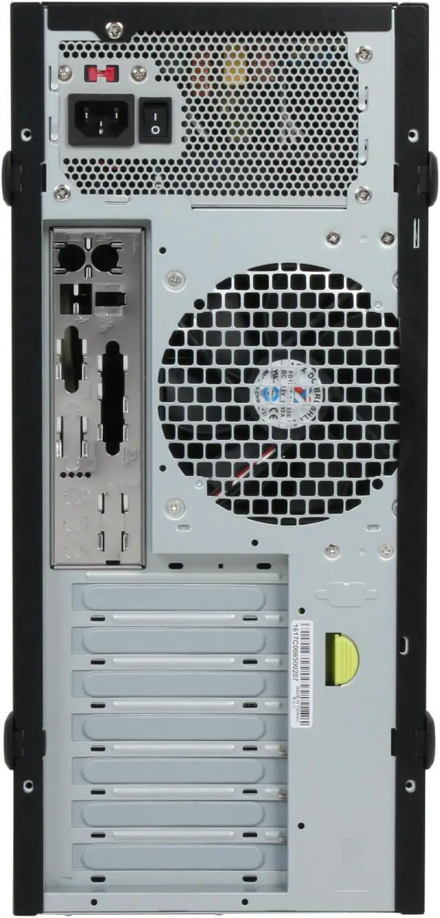 Alt view image 11 of 12 - IN WIN IW-C583T.AQ350BL Black Steel ATX Mid Tower Computer Case 350W Power Supply