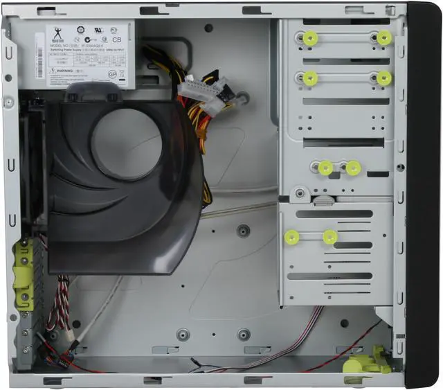 Alt view image 7 of 12 - IN WIN IW-C583T.AQ350BL Black Steel ATX Mid Tower Computer Case 350W Power Supply