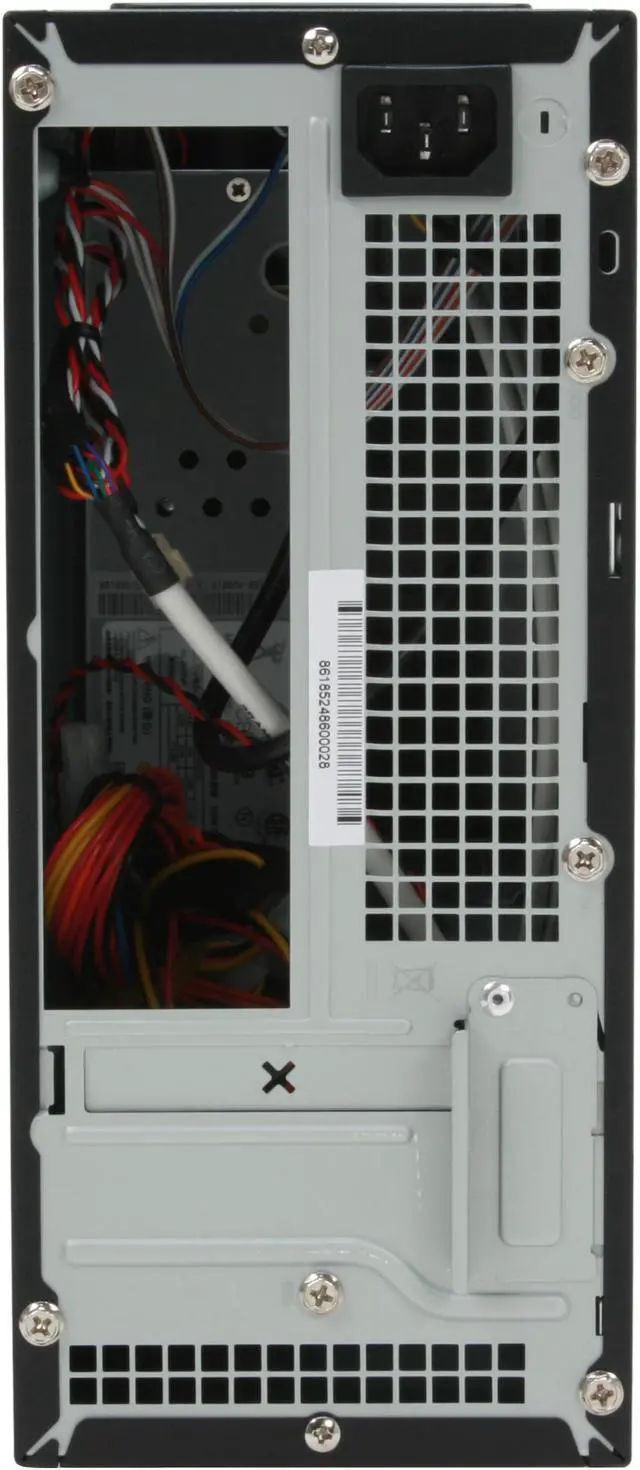 Alt view image 12 of 13 - IN WIN BM639 Black / Silver Steel Mini-ITX Tower Computer Case 120W Power Supply