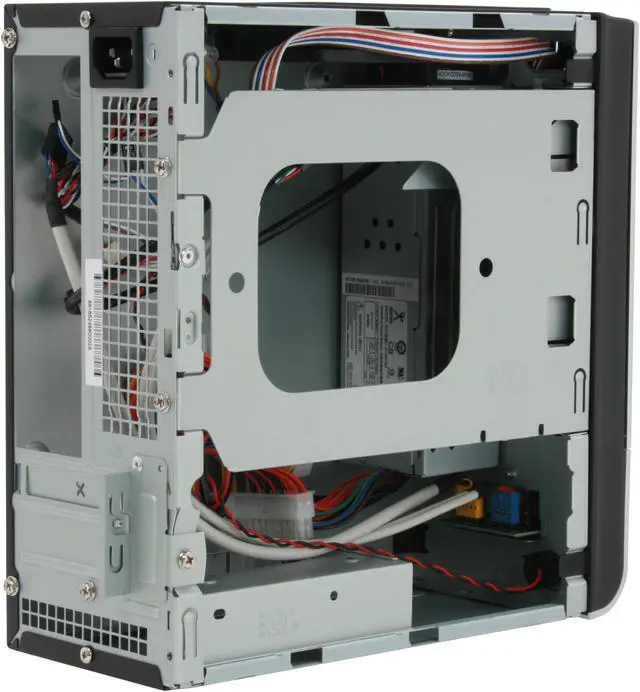 Alt view image 7 of 13 - IN WIN BM639 Black / Silver Steel Mini-ITX Tower Computer Case 120W Power Supply