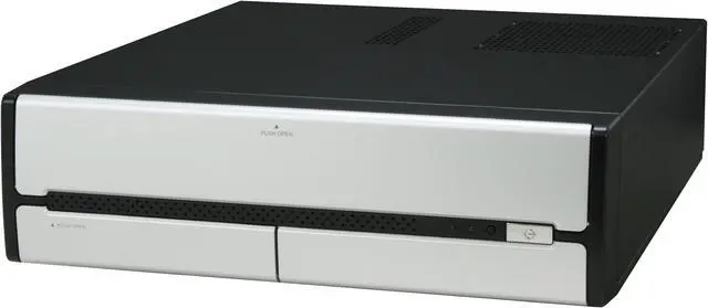 Alt view image 3 of 12 - IN WIN BL634 Black / Silver Steel Micro ATX Desktop Computer Case TFX 12V PSU Power Supply