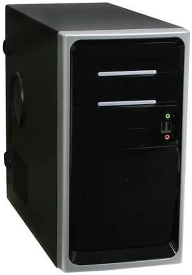 Main image of IN WIN EM020.EJ350SLY Black Steel Micro ATX Mini Tower Computer Case 350W Power Supply