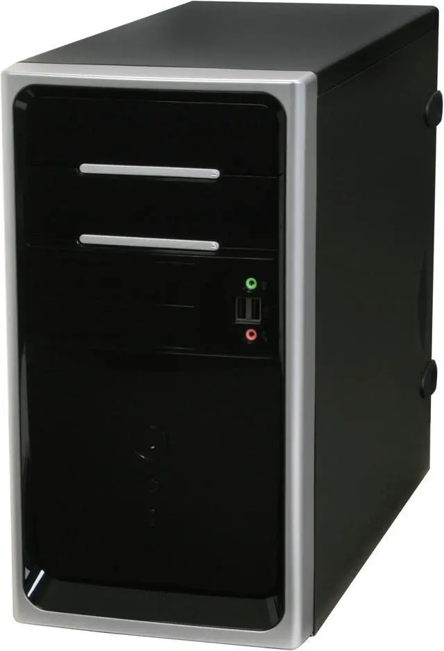 Alt view image 3 of 11 - IN WIN EM020.EJ350SLY Black Steel Micro ATX Mini Tower Computer Case 350W Power Supply