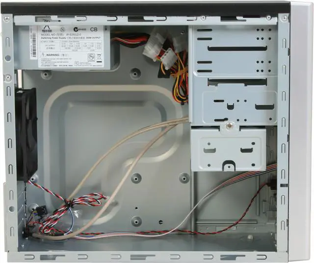Alt view image 7 of 11 - IN WIN EM020.EJ350SLY Black Steel Micro ATX Mini Tower Computer Case 350W Power Supply
