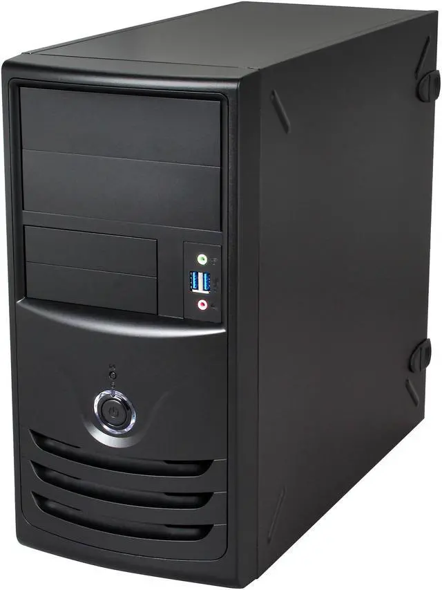 Alt view image 4 of 13 - IN WIN Z589T.CH350TB3 Black SECC Micro ATX Mini Tower Computer Case 350W Power Supply