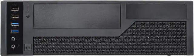 Alt view image 2 of 13 - IN WIN CE685.FH300TB3 Black Steel Micro ATX Mini Tower Computer Case comes with a 300W TFX 12V PSU 300W TFX 12V PSU Power Supply