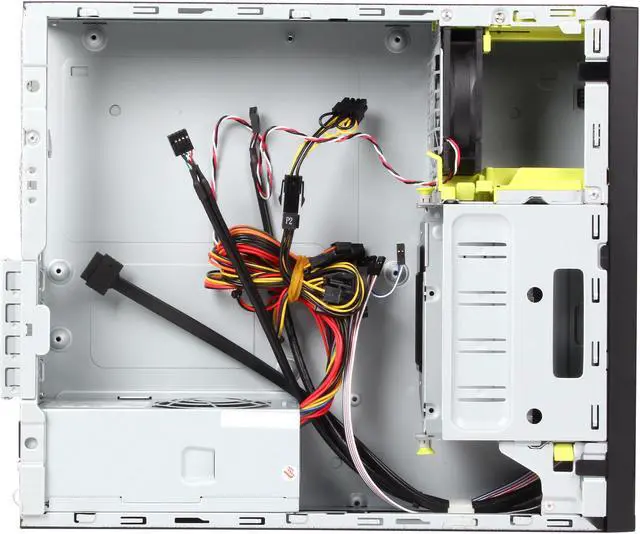 Alt view image 7 of 13 - IN WIN CE685.FH300TB3 Black Steel Micro ATX Mini Tower Computer Case comes with a 300W TFX 12V PSU 300W TFX 12V PSU Power Supply