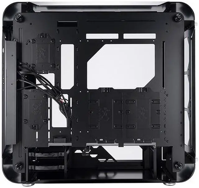 Alt view image 9 of 12 - In Win 925 Black E-ATX Full Tower - Front Addressable RGB Display - Tempered Glass Side Panels - Gaming Aluminum Computer Case