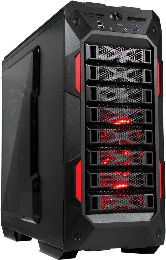 Main image of IN WIN GRone Black SECC ATX Full Tower Computer Case ATX 12V/EPS Power Supply Compatible