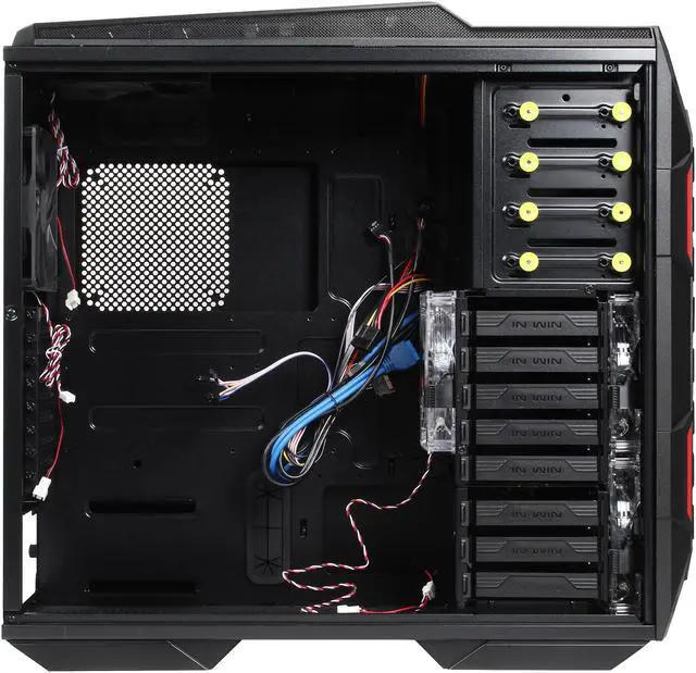 Alt view image 6 of 10 - IN WIN GRone Black SECC ATX Full Tower Computer Case ATX 12V/EPS Power Supply Compatible