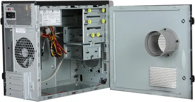 Alt view image 5 of 11 - IN WIN EM013 Black Micro ATX Mini Tower Computer Case 350W Power Supply