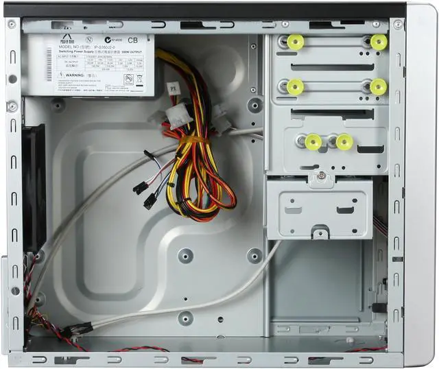 Alt view image 7 of 11 - IN WIN EM013 Black Micro ATX Mini Tower Computer Case 350W Power Supply