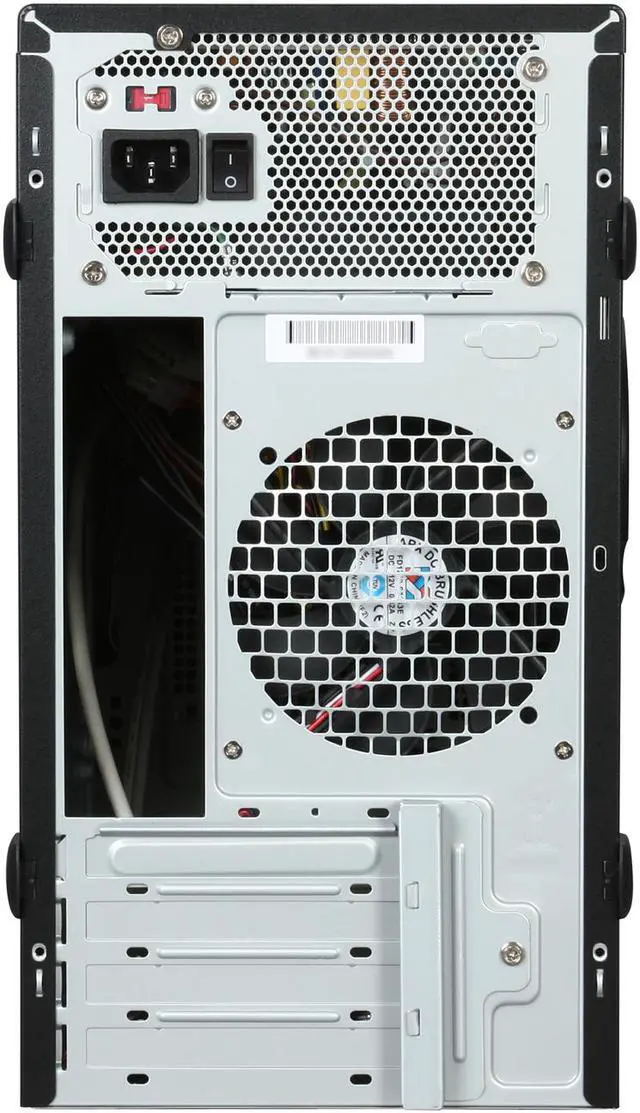 Alt view image 10 of 11 - IN WIN EM013 Black Micro ATX Mini Tower Computer Case 350W Power Supply