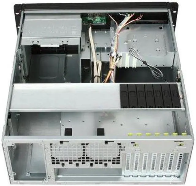 Alt view image 5 of 7 - IN WIN IW-R400-00-00 1.2mm SGCC 4U Rackmount Server Case 3 External 5.25" Drive Bays