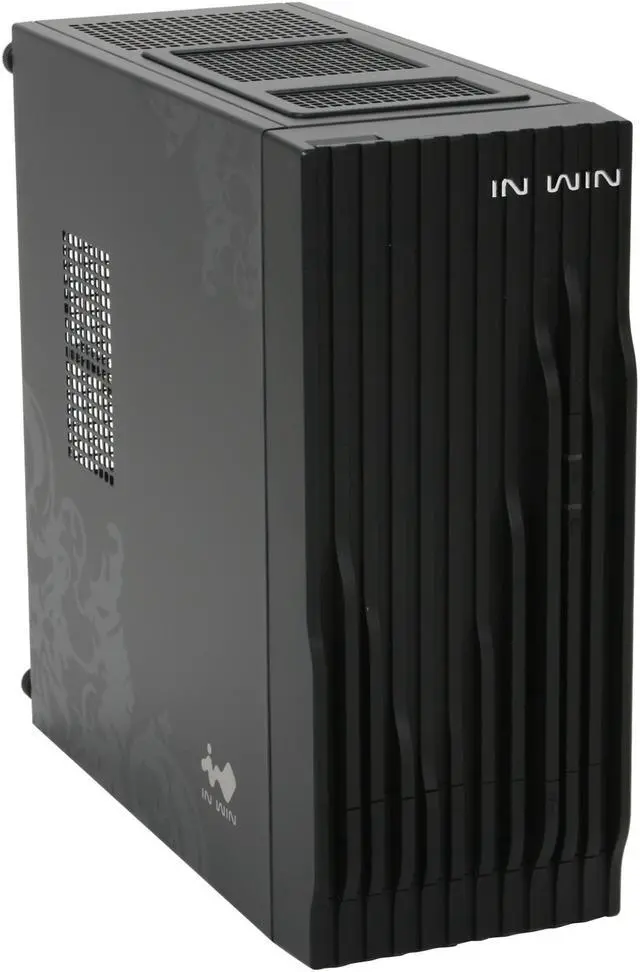 Main image of IN WIN wavy Black Mini-ITX Tower Computer Case 120W Power Supply
