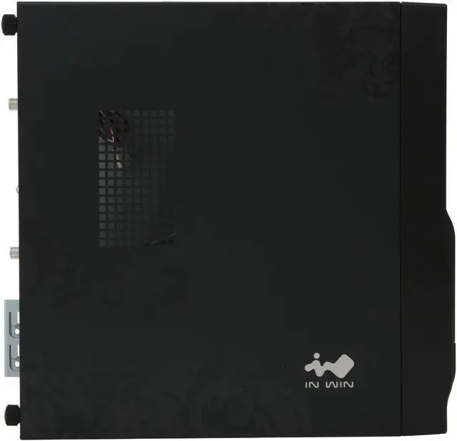 Alt view image 4 of 9 - IN WIN wavy Black Mini-ITX Tower Computer Case 120W Power Supply