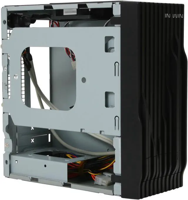 Alt view image 7 of 9 - IN WIN wavy Black Mini-ITX Tower Computer Case 120W Power Supply
