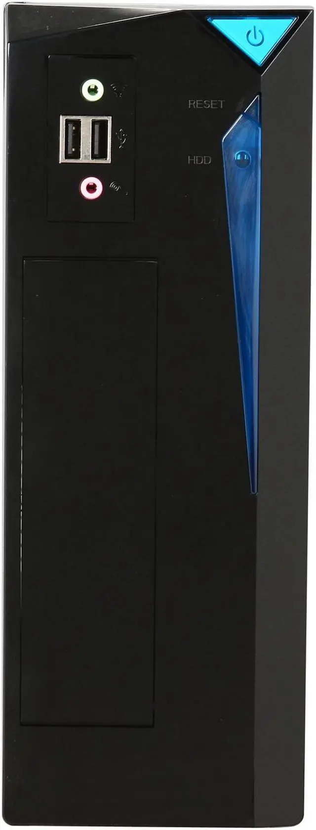 Alt view image 2 of 10 - In Win BP655 mini ITX case with Haswell Ready 200W power supply, 8cm Fan, Black, TAC 2.0, Front USB 2.0X2, HD audio