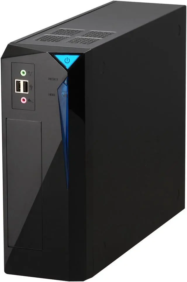 Alt view image 3 of 10 - In Win BP655 mini ITX case with Haswell Ready 200W power supply, 8cm Fan, Black, TAC 2.0, Front USB 2.0X2, HD audio