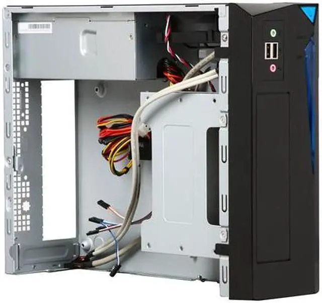 Alt view image 7 of 10 - In Win BP655 mini ITX case with Haswell Ready 200W power supply, 8cm Fan, Black, TAC 2.0, Front USB 2.0X2, HD audio