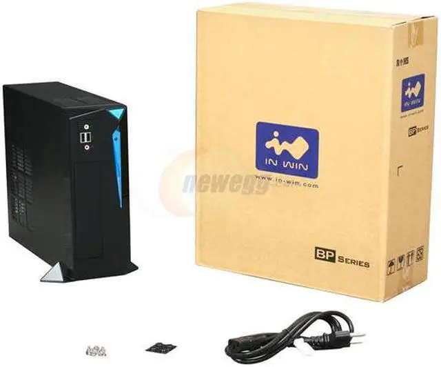 Alt view image 9 of 9 - IN WIN IW-BP655.300TBL Black Mini-ITX Desktop Computer Case 300W Power Supply