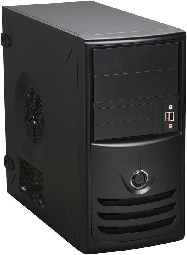 In Win Z589 micro ATX Case with Haswell Ready 350W power supply, Black, TAC  2.0, Front USB 2.0X2, HD audio