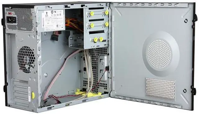 Alt view image 5 of 9 - In Win Z589 micro ATX Case with Haswell Ready 350W power supply, Black, TAC 2.0, Front USB 2.0X2, HD audio