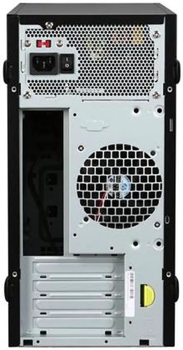 Alt view image 8 of 9 - In Win Z589 micro ATX Case with Haswell Ready 350W power supply, Black, TAC 2.0, Front USB 2.0X2, HD audio