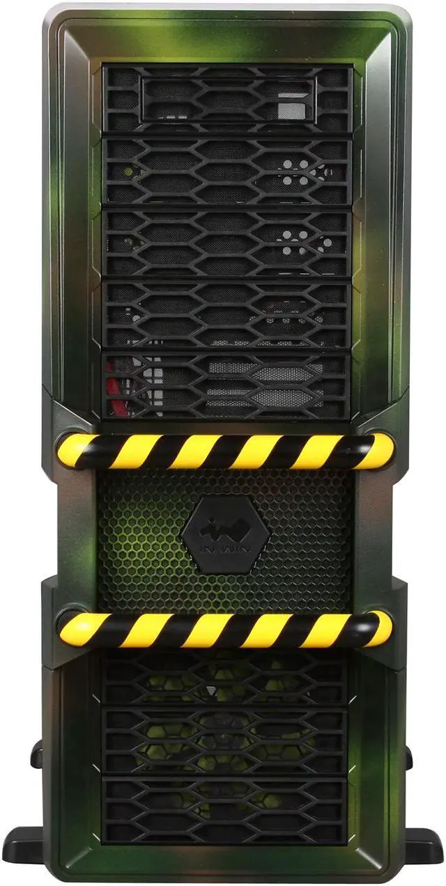 Alt view image 2 of 10 - IN WIN Maelstrom Military Black SECC(0.8~1.0mm) ATX Full Tower Computer Case