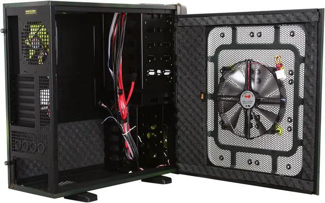 Alt view image 5 of 10 - IN WIN Maelstrom Military Black SECC(0.8~1.0mm) ATX Full Tower Computer Case