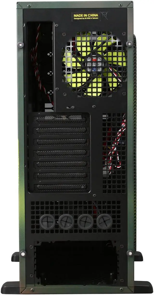 Alt view image 9 of 10 - IN WIN Maelstrom Military Black SECC(0.8~1.0mm) ATX Full Tower Computer Case