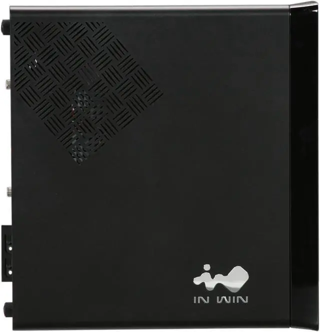 Alt view image 4 of 9 - IN WIN Diva Pink Steel Mini-ITX Tower Computer Case 160W Power Supply