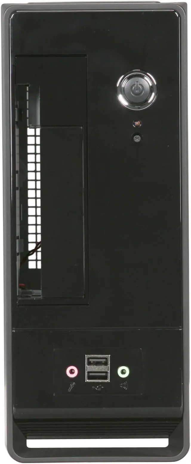 Alt view image 2 of 10 - IN WIN BM650.AD160TBL Black Mini-ITX Tower Computer Case 160W Power Supply