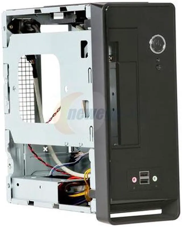 Alt view image 7 of 10 - IN WIN BM650.AD160TBL Black Mini-ITX Tower Computer Case 160W Power Supply