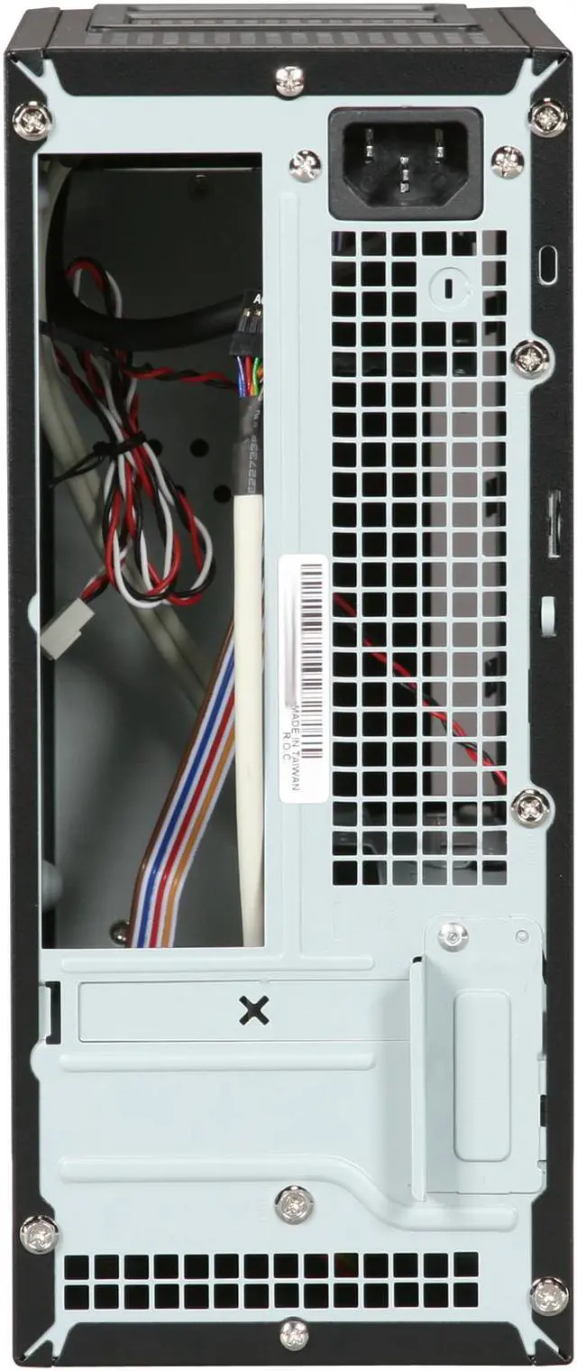 Alt view image 9 of 10 - IN WIN BM650.AD160TBL Black Mini-ITX Tower Computer Case 160W Power Supply