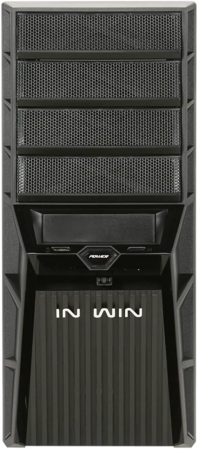 Alt view image 2 of 9 - IN WIN Griffin (Black) Black ATX Mid Tower Computer Case