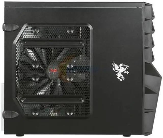 Alt view image 4 of 9 - IN WIN Griffin (Black) Black ATX Mid Tower Computer Case