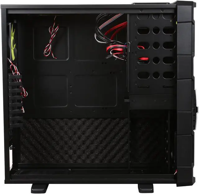 Alt view image 6 of 10 - IN WIN Ironclad Black SECC Steel ATX Full Tower Computer Case