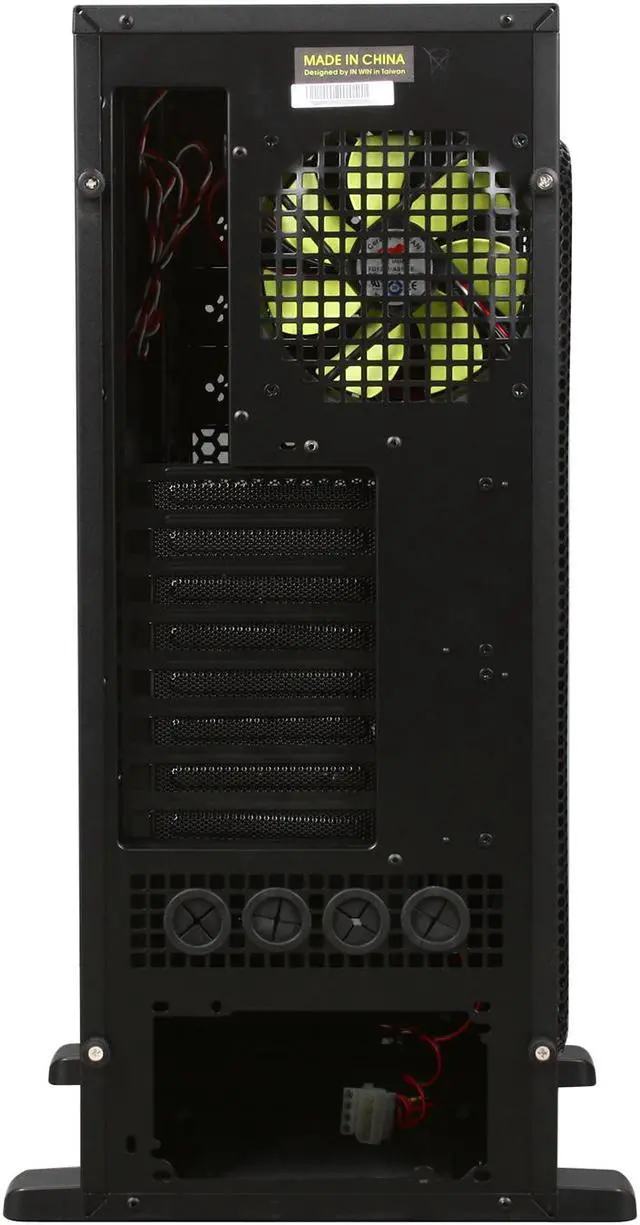 Alt view image 9 of 10 - IN WIN Ironclad Black SECC Steel ATX Full Tower Computer Case