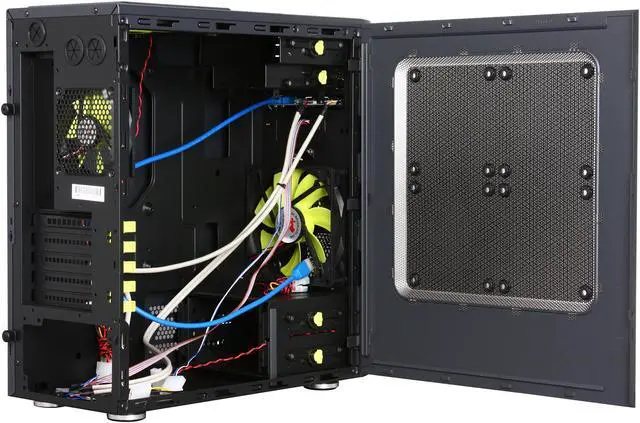 Alt view image 5 of 9 - IN WIN Dragon Slayer Black 0.6mm SECC Micro ATX Mini Tower Computer Case