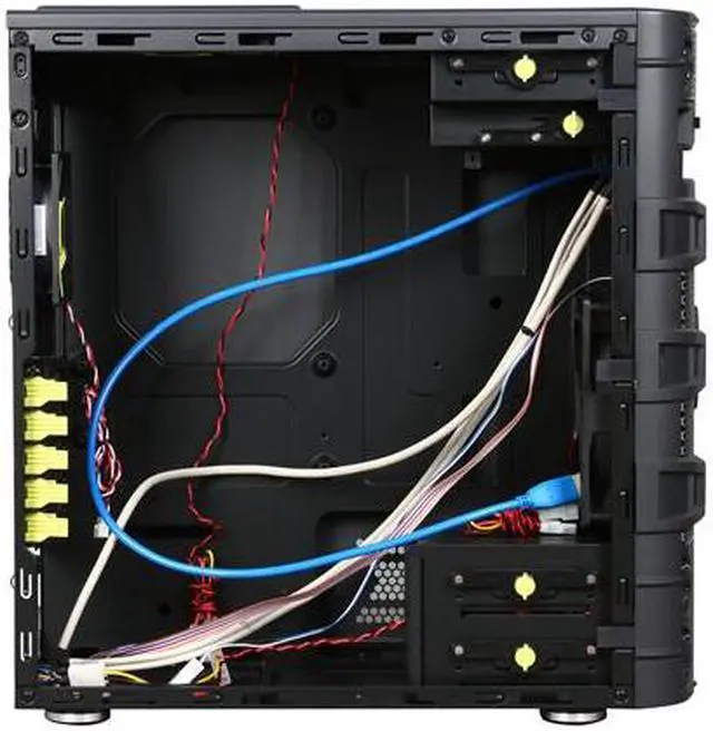 Alt view image 6 of 9 - IN WIN Dragon Slayer Black 0.6mm SECC Micro ATX Mini Tower Computer Case
