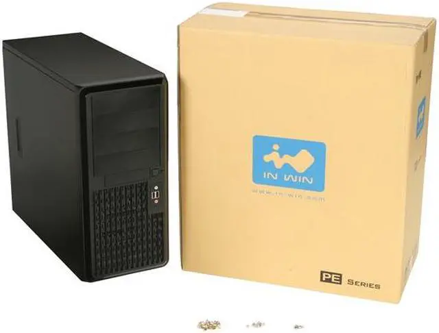 Alt view image 9 of 9 - IN WIN PE-Series IW-PE689 Pedestal Server Case PS/2 ATX12V, EPS12V, 4 External 5.25" Drive Bays