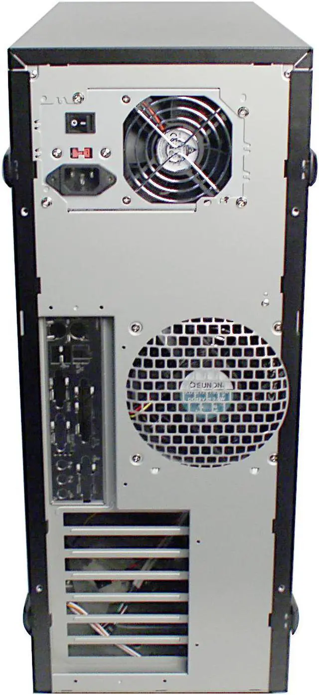 Alt view image 7 of 20 - IN WIN X710 Black Steel ATX Full Tower Computer Case 430W, ATX 12V Power Supply