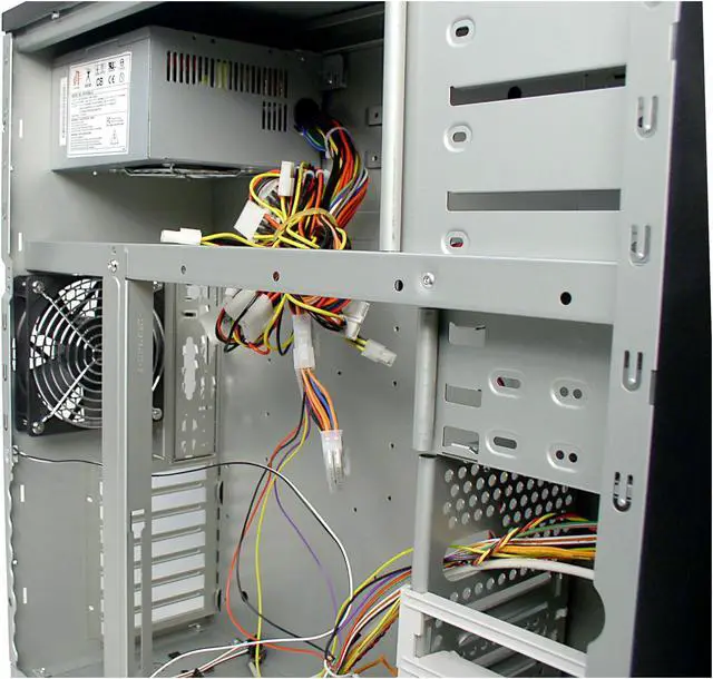 Alt view image 6 of 20 - IN WIN X710 Black Steel ATX Full Tower Computer Case 430W, ATX 12V Power Supply