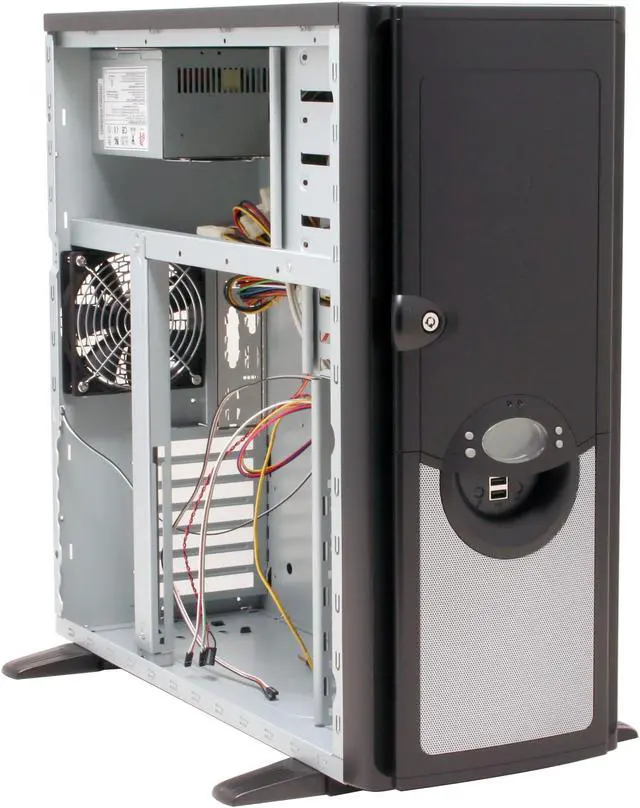 Alt view image 14 of 20 - IN WIN X710 Black Steel ATX Full Tower Computer Case 430W, ATX 12V Power Supply