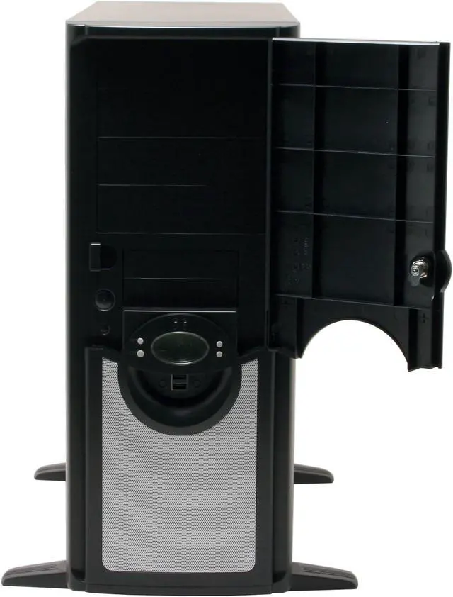 Alt view image 18 of 20 - IN WIN X710 Black Steel ATX Full Tower Computer Case 430W, ATX 12V Power Supply